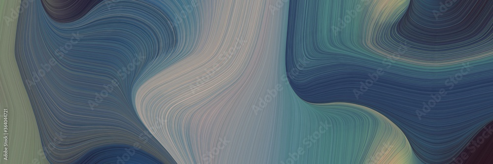 Poster motion colorful curves style with dark slate gray, dark gray and gray gray colors. can be used as he