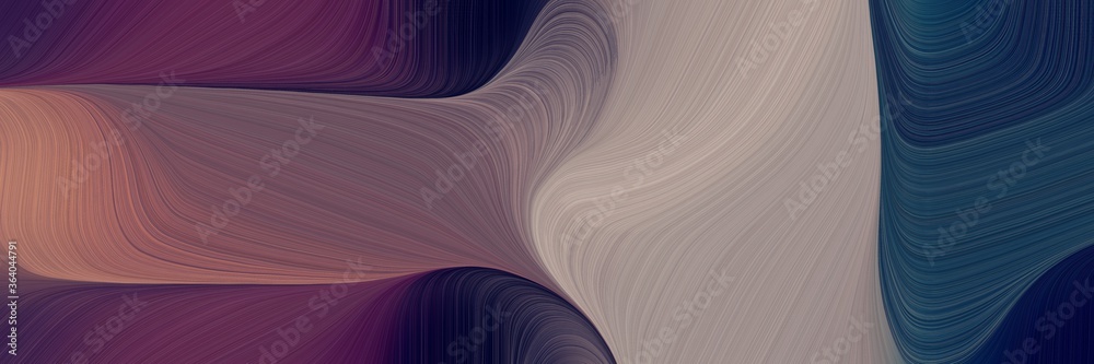 Poster futuristic colorful curves background with old mauve, rosy brown and dim gray colors. can be used as