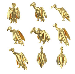 Set of polygonal vultures