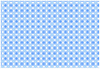 Seamless Fabric Abstract Blue Gradient Pattern