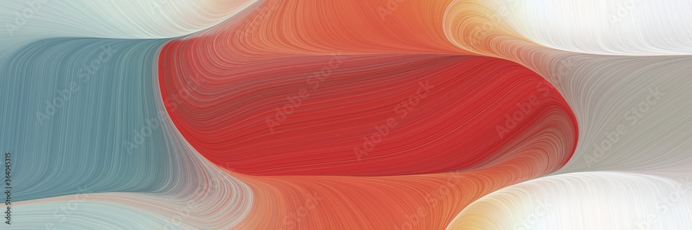 Poster motion decorative curves backdrop with moderate red, light gray and slate gray colors. can be used a