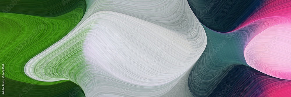 Poster dynamic colorful waves graphic with silver, dark slate gray and moderate pink colors. can be used as