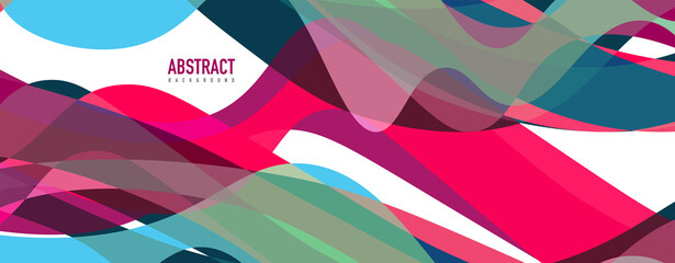 Fluid wave colorful abstract background. Dynamic colorful vibrant vector design