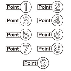 ポイント　まとめ　手書き　一式