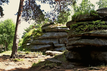 old stone steps