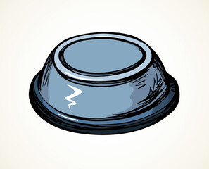 Button. Vector drawing