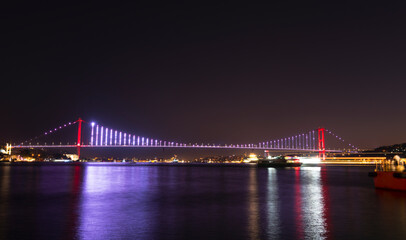 Fototapeta premium Bosphorus Bridge in Istanbul, Turkey.
