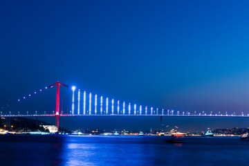 Fototapeta premium Bosphorus Bridge in Istanbul, Turkey.