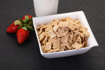 Wheat flakes for breakfast
