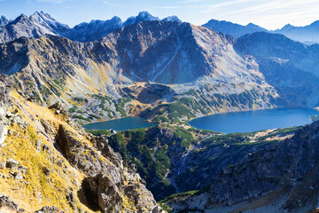 Obrazy na Szkle  Dolina pięciu stawów w Tatrach, Zakopane, PolskaZa