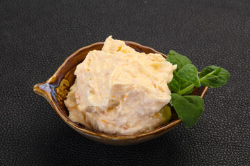 Curd with dry apricot