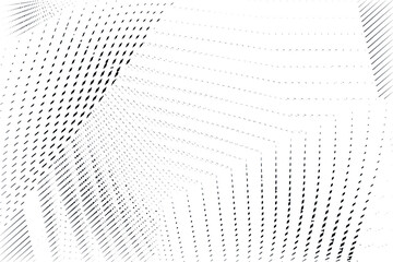 Abstract halftone dots light background, geometric dynamic pattern, vector modern design texture for card, banner, flyer, poster, decoration.