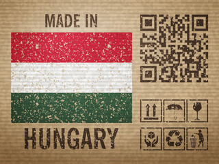 Cardboard made in Hungary