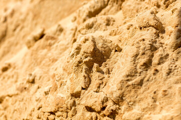 Texture of construction yellow sand