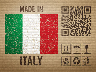 Cardboard made in Italy