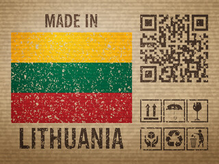 Cardboard made in Lithuania