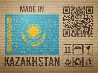 Cardboard made in Kazakhstan