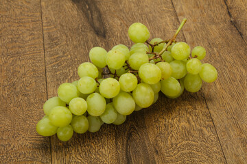 Sweet ripe Green grape branch