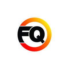 Letter FQ logo icon design vector. monogram logo vector illustration