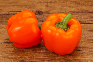 Orange sweet tasty Bell Pepper