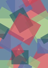 Minimalistic design, creative concept, modern diagonal abstract background Geometric element. Blue,green and red diagonal lines & rectangles. Image illustration.