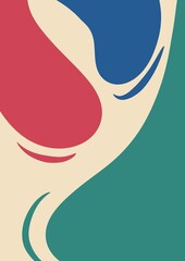 Abstract modern graphic elements. Dynamical colored forms and line. Gradient abstract banners with flowing liquid shapes. Template for the design of a logo, flyer or presentation. Image illustration.