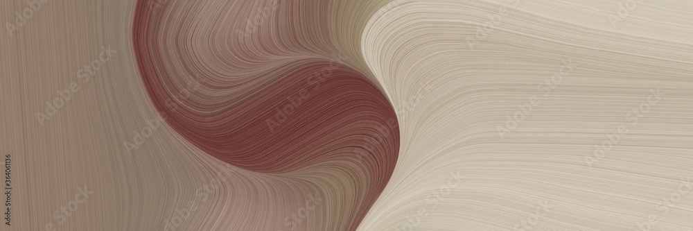 Poster abstract dynamic banner with gray gray, silver and old mauve colors. fluid curved flowing waves and 