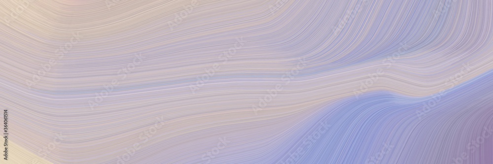 Aufkleber abstract decorative banner design with silver, pastel purple and pastel gray colors. fluid curved li