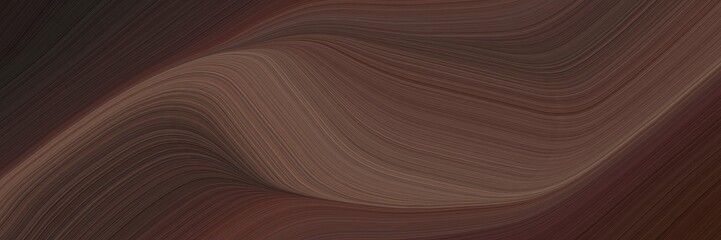 abstract dynamic banner design with old mauve, pastel brown and very dark pink colors. fluid curved lines with dynamic flowing waves and curves for poster or canvas