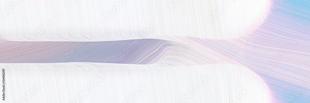 Poster abstract modern header with white smoke, pastel purple and light steel blue colors. fluid curved lin