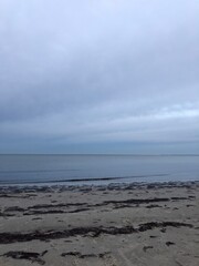 cloudy sky over the sea