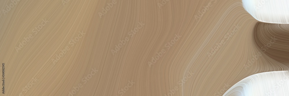 Leinwandbilder abstract colorful banner design with rosy brown, lavender and old mauve colors. fluid curved lines w