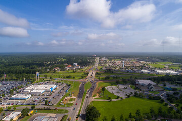 Diverging diamond in Daphne, Alabama 