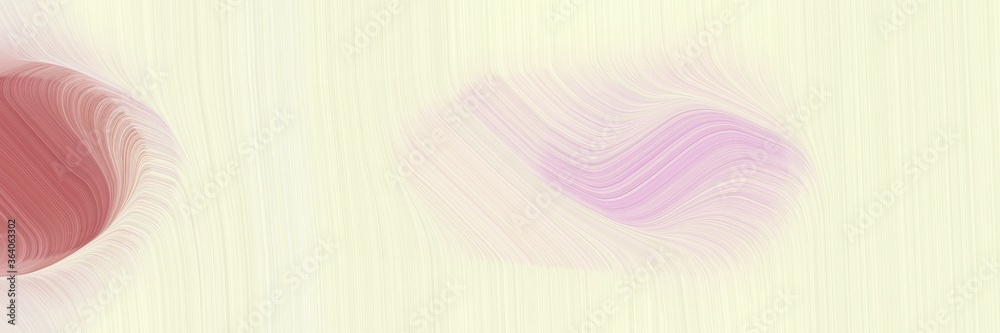 Aufkleber abstract moving banner with beige, indian red and thistle colors. fluid curved lines with dynamic fl