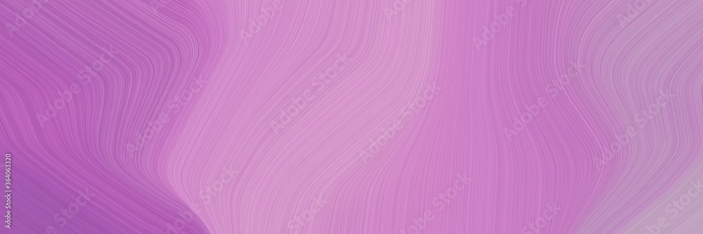 Poster abstract flowing banner design with pastel violet, moderate violet and plum colors. fluid curved flo