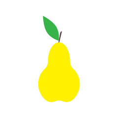 pear icon. pear symbol. Vector illustration