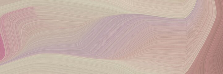 abstract decorative header design with ash gray, silver and antique fuchsia colors. fluid curved lines with dynamic flowing waves and curves for poster or canvas