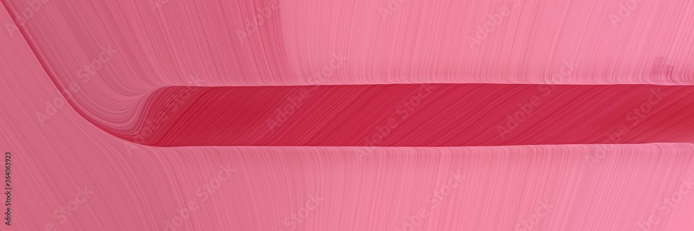 Leinwandbilder abstract artistic designed horizontal banner with pale violet red, firebrick and moderate red colors