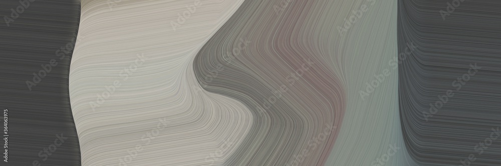 Leinwandbilder abstract artistic designed horizontal banner with dim gray, dark gray and dark slate gray colors. fl