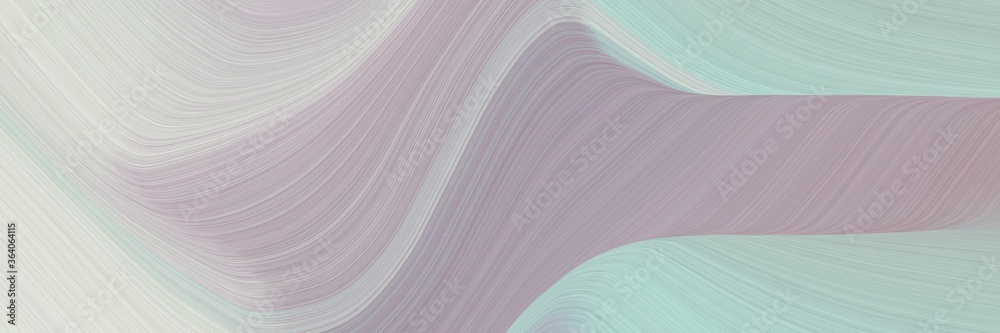 Poster abstract colorful designed horizontal header with ash gray, light gray and dark gray colors. fluid c