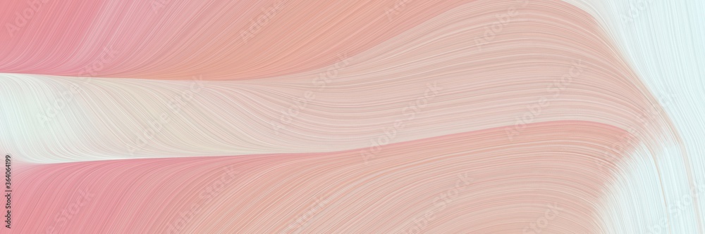 Poster abstract decorative header with baby pink, lavender and dark salmon colors. fluid curved lines with 