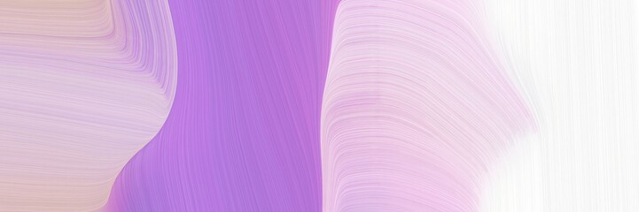 abstract surreal header design with pastel pink, thistle and medium orchid colors. fluid curved lines with dynamic flowing waves and curves for poster or canvas