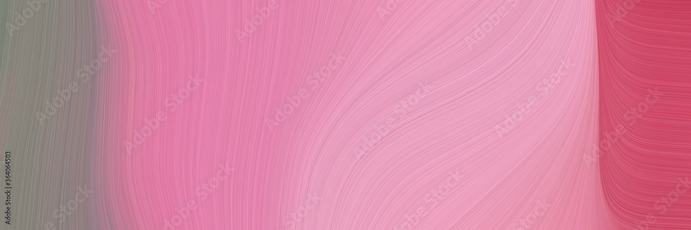 Poster abstract surreal header design with pastel magenta, gray gray and moderate pink colors. fluid curved