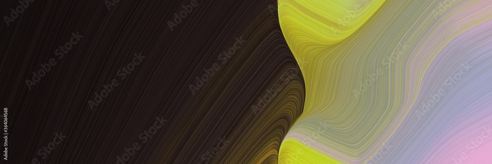 Fototapete abstract moving header design with very dark pink, rosy brown and gray gray colors. fluid curved lines with dynamic flowing waves and curves for poster or canvas