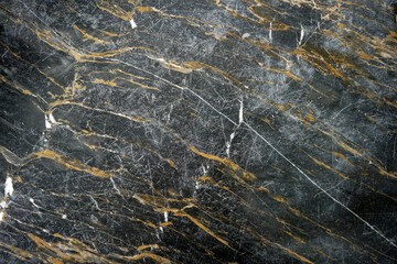 Fototapeta na wymiar Texture of black marble rock for background.