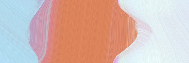 abstract artistic header design with lavender, peru and rosy brown colors. fluid curved lines with dynamic flowing waves and curves for poster or canvas