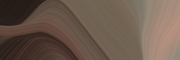 abstract flowing header design with pastel brown, very dark pink and rosy brown colors. fluid curved flowing waves and curves for poster or canvas