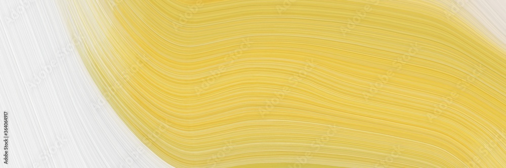 Aufkleber abstract modern header design with pastel orange, sandy brown and linen colors. fluid curved flowing waves and curves for poster or canvas