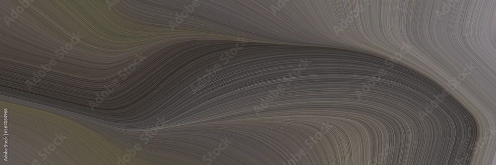 Fototapete abstract surreal banner design with old mauve, gray gray and very dark blue colors. fluid curved lines with dynamic flowing waves and curves for poster or canvas