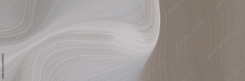 Aufkleber abstract modern designed horizontal header with dark gray, silver and old lavender colors. fluid cur